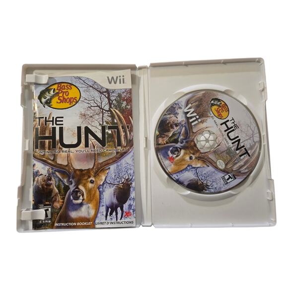 Bass Pro Shops: The Hunt (Nintendo Wii) – Complete with Case & Manual - Picture 2 of 3